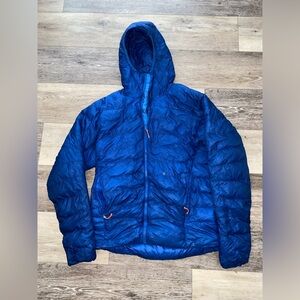 The North Face Blue Hooded Puffer Jacket